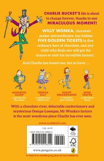 Charlie and the Chocolate Factory achterzijde