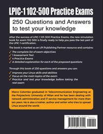 LPIC-1 102-500 Practice Exams: 250 Questions and Answers to Test Your Knowledge achterzijde