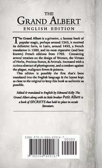 The Grand Albert, English Edition achterzijde