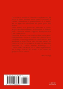 Fondamenti di diritto tributario achterzijde