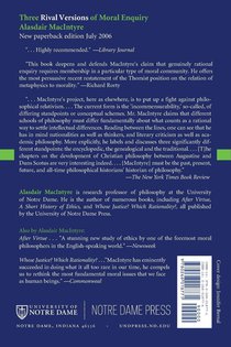 Three Rival Versions of Moral Enquiry achterzijde