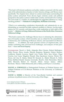Reforming the Administration of Justice in Mexico achterzijde