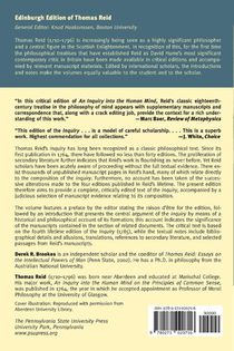 Thomas Reid's An Inquiry into the Human Mind on the Principles of Common Sense achterzijde