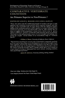 Comparative Vertebrate Cognition achterzijde