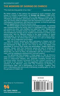 The Memoirs Of Giorgio De Chirico achterzijde