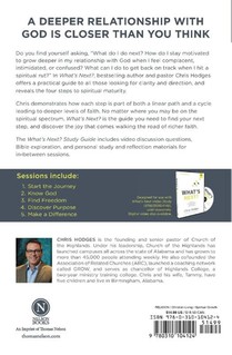 What's Next? Study Guide achterzijde