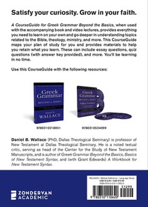 A CourseGuide for Greek Grammar Beyond the Basics achterzijde