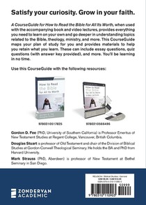 A CourseGuide for How to Read the Bible for All Its Worth achterzijde
