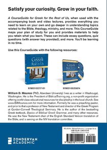 A CourseGuide for Greek for the Rest of Us achterzijde