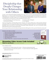 Emotionally Healthy Relationships Expanded Edition Workbook plus Streaming Video achterzijde