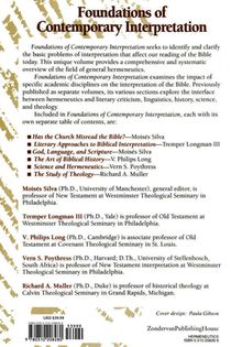 Foundations of Contemporary Interpretation achterzijde