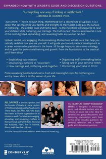 Professionalizing Motherhood achterzijde