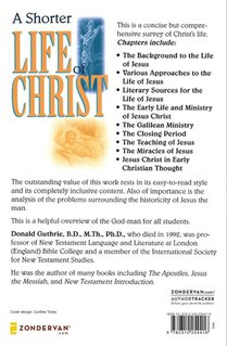 A Shorter Life of Christ achterzijde