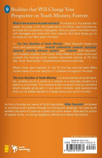 The Core Realities of Youth Ministry achterzijde