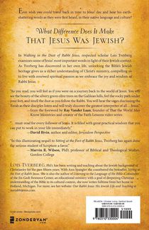 Walking in the Dust of Rabbi Jesus achterzijde