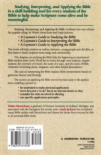 Studying, Interpreting, and Applying the Bible achterzijde