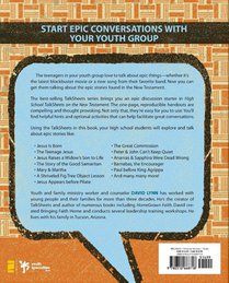 High School TalkSheets on the New Testament, Epic Bible Stories achterzijde