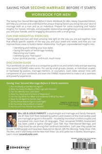 Saving Your Second Marriage Before It Starts Workbook for Men Updated achterzijde