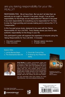 Taking Responsibility for Your Life Bible Study Participant's Guide achterzijde