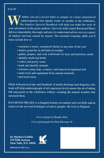 The Outdoor Survival Handbook achterzijde