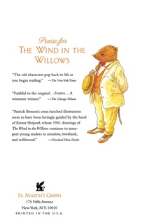 The Wind in the Willows achterzijde