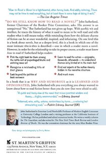 How to Read a Novel achterzijde