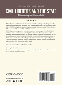 Civil Liberties and the State achterzijde