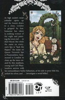 Black Butler, Vol 2 achterzijde