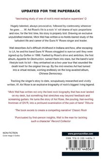 W. Axl Rose achterzijde