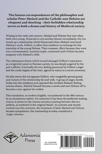 Letters of Abelard and Heloise achterzijde