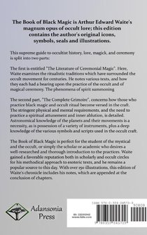 The Book of Black Magic and Ceremonial Magic achterzijde