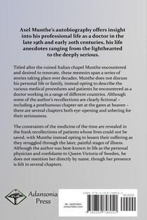 The Story of San Michele: Autobiography of a Swedish Doctor achterzijde