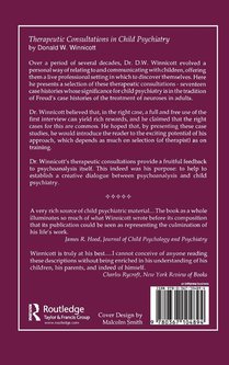 Therapeutic Consultations in Child Psychiatry achterzijde