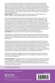 Using Spirituality in Psychotherapy achterzijde