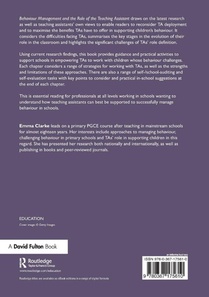 Behaviour Management and the Role of the Teaching Assistant achterzijde