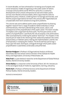 The Projectification of the Public Sector achterzijde