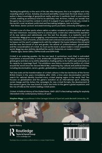 Cricket: A Political History of the Global Game, 1945-2017 achterzijde