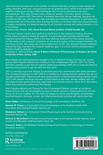 Brief Cognitive Behavioural Therapy for Non-Underweight Patients achterzijde