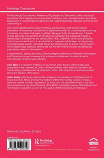 The Routledge Companion to Freedom of Expression and Censorship achterzijde