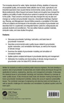 Groundwater Hydrology achterzijde