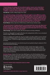 The Essential Guide to Studying Abroad achterzijde