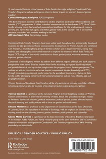 Women, Gender and Conditional Cash Transfers achterzijde