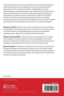 School-Based Behavioral Intervention Case Studies achterzijde