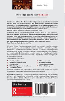 Christian Ethics: The Basics achterzijde