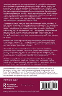 Performing Under Pressure achterzijde