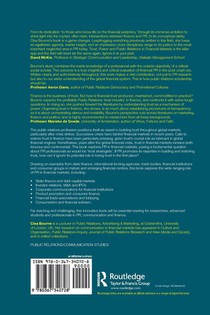 Trust, Power and Public Relations in Financial Markets achterzijde