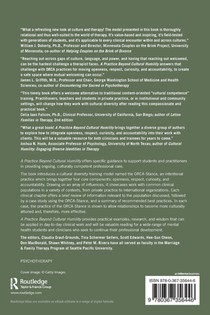 A Practice Beyond Cultural Humility achterzijde