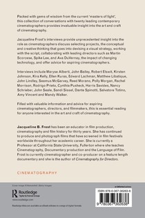 Conversations with Contemporary Cinematographers achterzijde