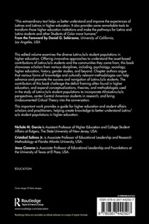 Studying Latinx/a/o Students in Higher Education achterzijde