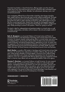 Homicide Case Studies achterzijde